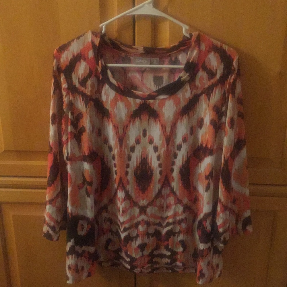 Lively Chico’s Top, size 2